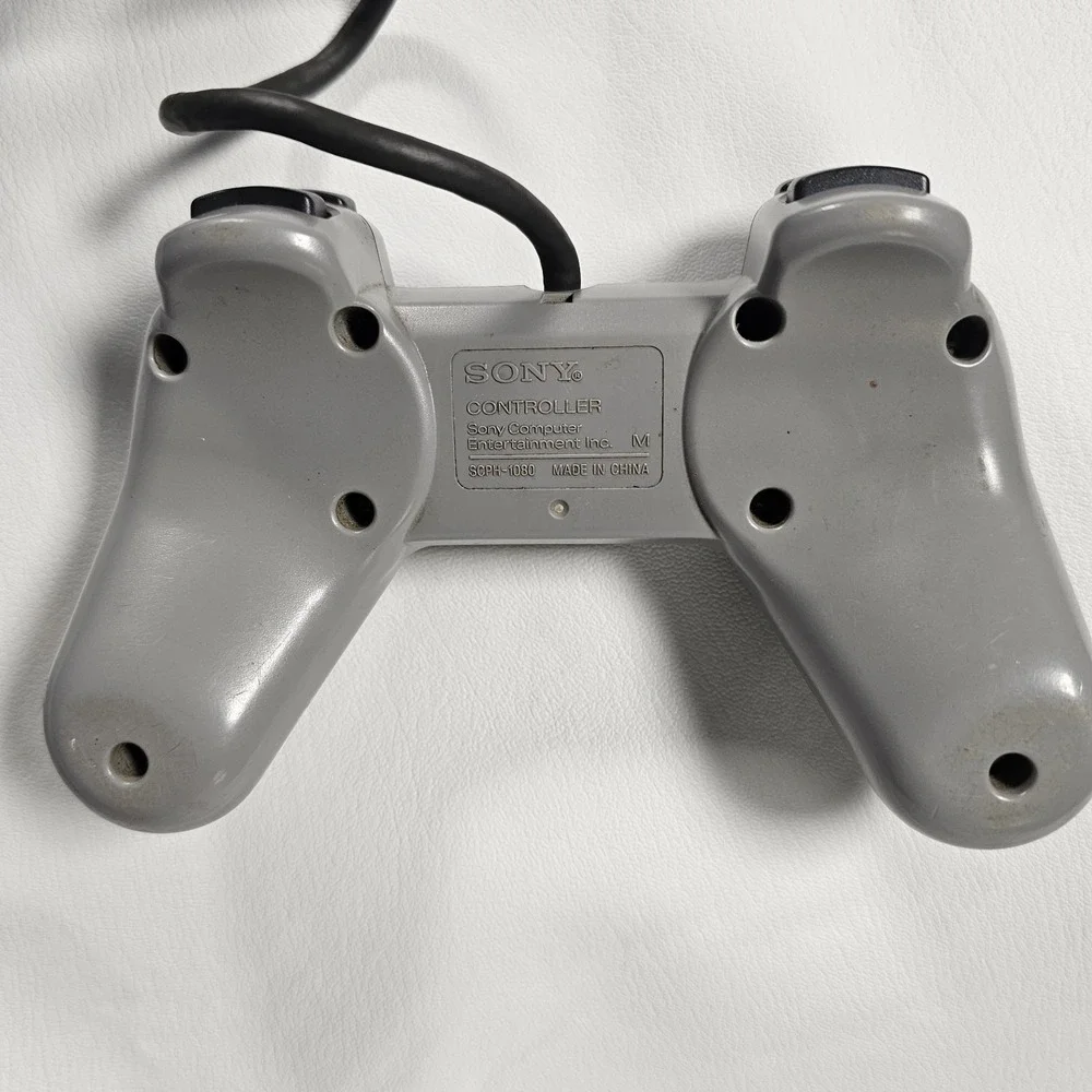 Sony PlayStation 1 (PS1) Original Controller Gamepad SCPH-1080 Gray *Tested*